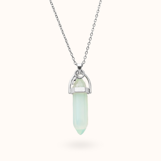 Necklace Pendant Opalite (Communication) Silver