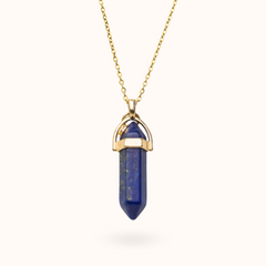 Necklace Pendant Lapis Lazuli (Self-confidence) Gold
