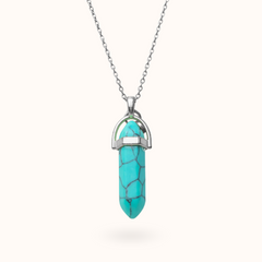 Necklace Pendant Turquoise (Spirituality) Silver