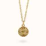 Love Coin Necklace Gold