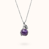 Amethyst Embrace Halskette Silber