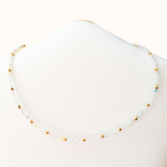 Morganit Choker Gold