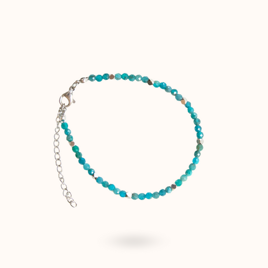 Apatite Bracelet Silver