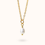 Fine Line Necklace Sweetwater (Purity) Pearl Ball Gold