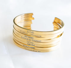 Bangle - Believe In Yourself - Gold