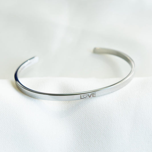 Bangle - LOVE - Silver