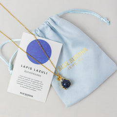 Necklace Hands Lapis Lazuli (Self-confidence) Gold