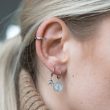 Rose Coin Earring