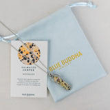 Necklace Pendant Dalmatian Jasper (Rationality) Silver