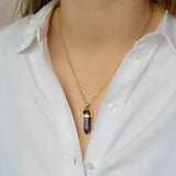 Necklace Pendant Blue Sand (Leadership) Gold