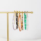 Zwarte Agaat Armband Goud