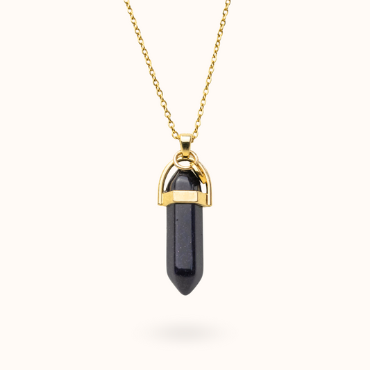 Necklace Pendant Blue Sand (Leadership) Gold
