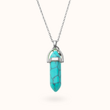 Halskette Anhänger Türkis (Spiritualität) Silber