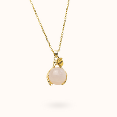 Ketting Pendant Rozenkwarts (Liefde) Goud