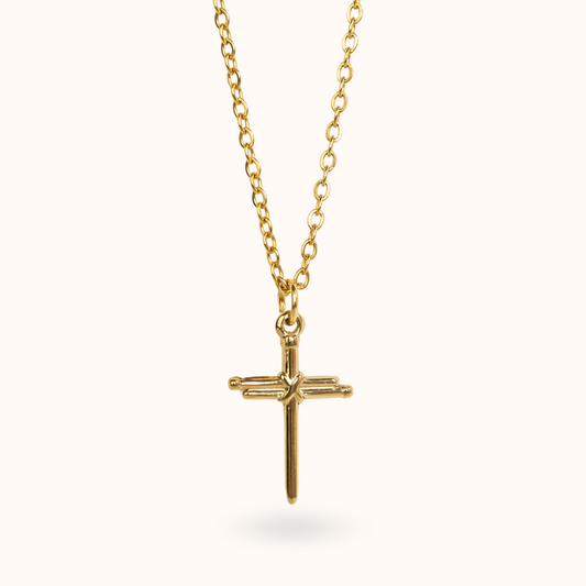 Cross Necklace Gold
