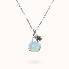 Necklace Hands Opalite (Communication) Silver