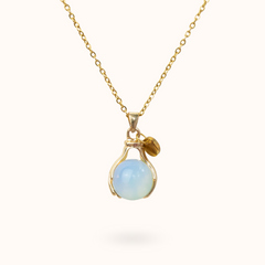 Necklace Hands Opalite (Communication) Gold