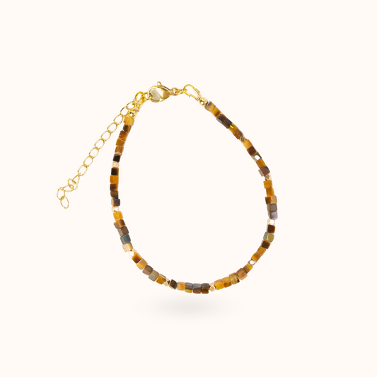 Tiger's Eye Bracelet Gold