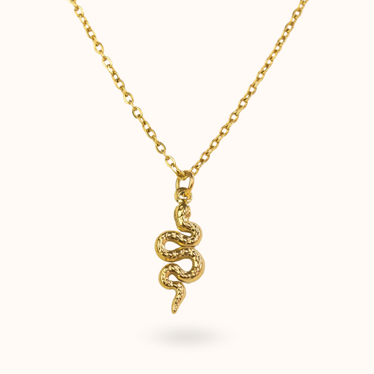 Slangenketting goud