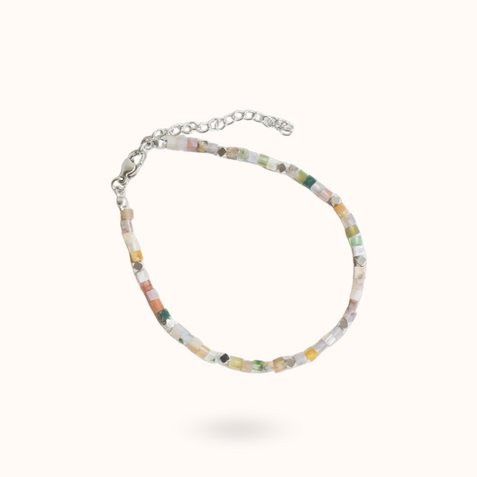 Indisches Achat Armband Silber