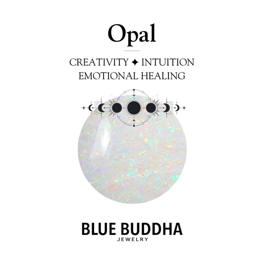Fine Line Necklace Opal (Purity) Flower Gold