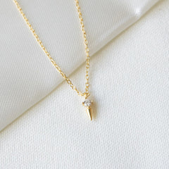 Spike Necklace Gold