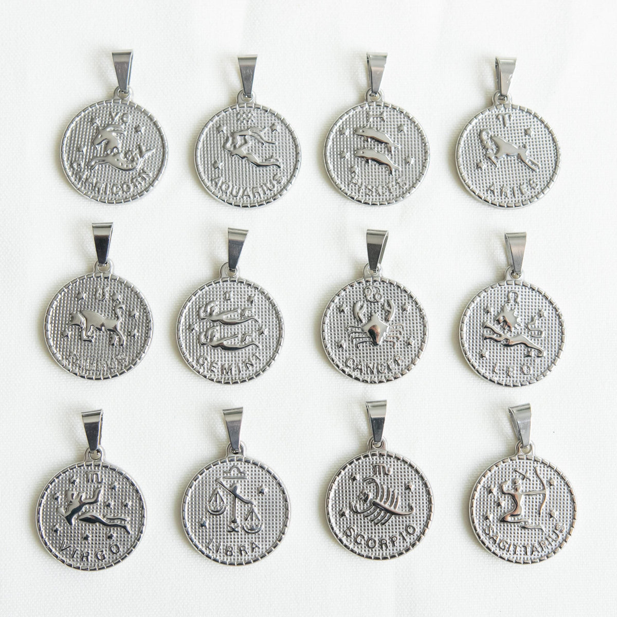 Sterrenbeeld Munt Ketting Zilver