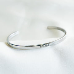 Bangle - MOM - Silver