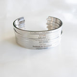 Bangle - Believe In Yourself - Silver