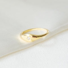 Shiny Star Ring Gold