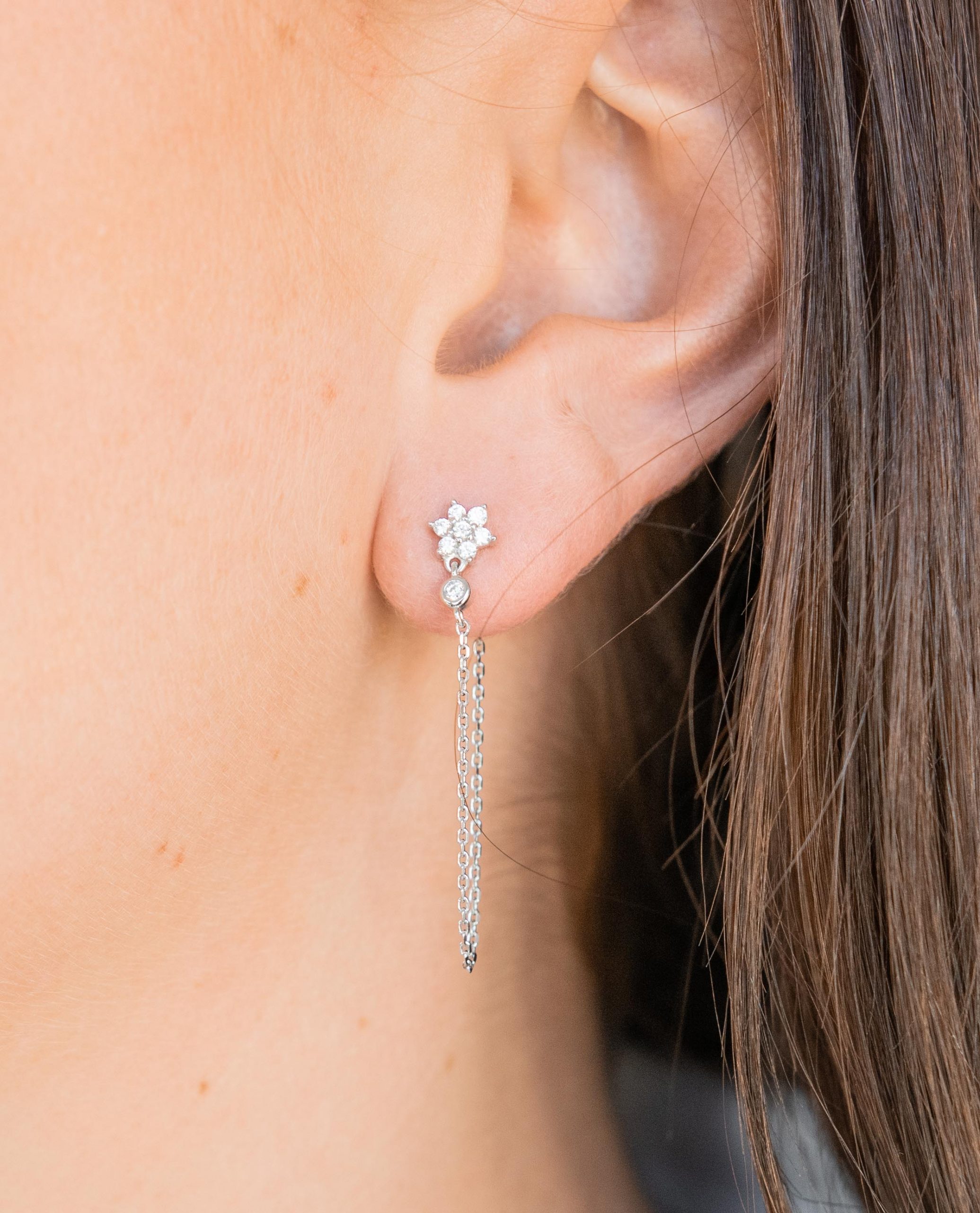 Flower Chain Stud