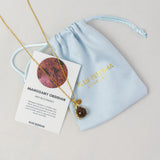 Ketting Handjes Mahonie Obsidiaan (Anti Blokkades) Goud