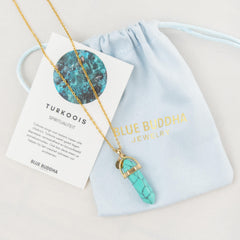 Ketting Pendant Turkoois (Spiritualiteit) Zilver