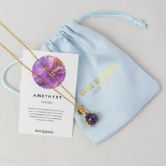 Ketting Handjes Amethyst (Genezing) Goud