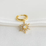Opal-Stern-Ohrring Gold