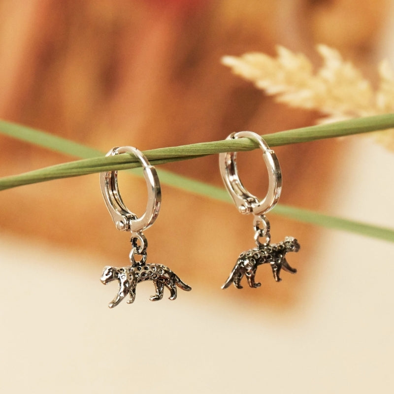 Walking Leo Earring
