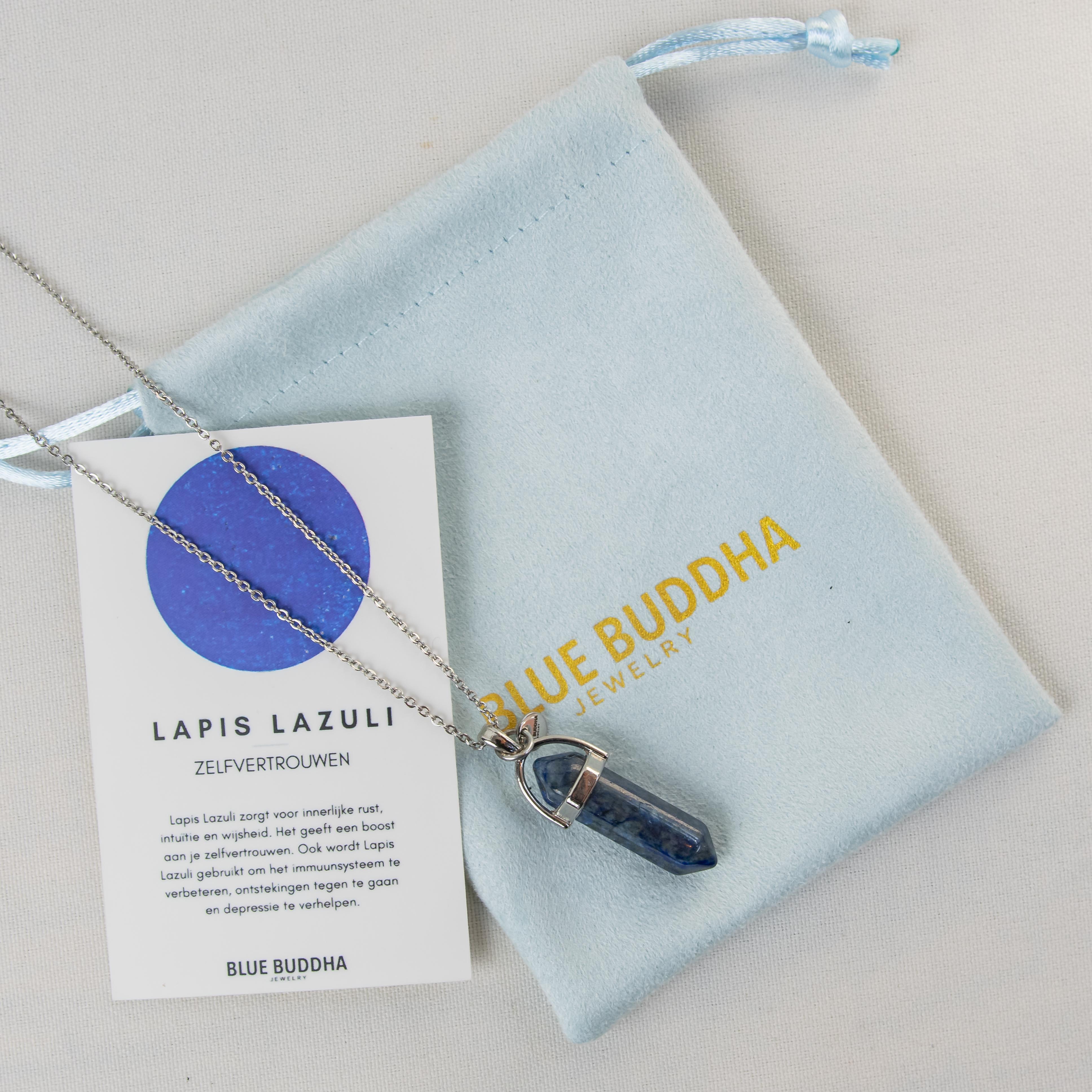 Necklace Pendant Lapis Lazuli (Self-confidence) Silver