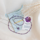 Amethyst Choker Silver