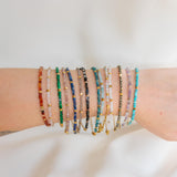 Zwarte Agaat Armband Goud