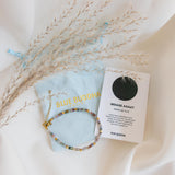Indian Agate Bracelet Gold