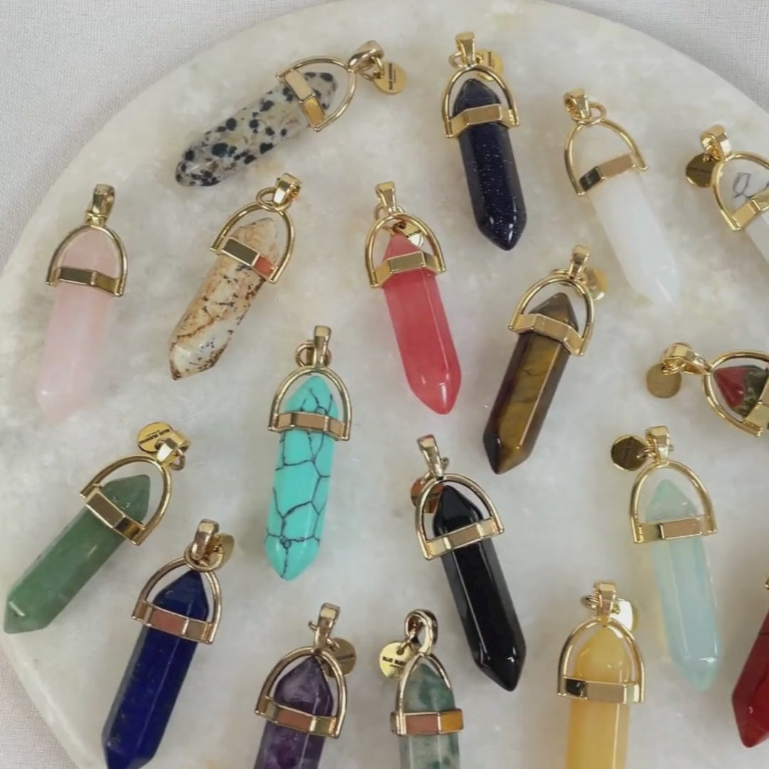 Necklace Pendant Turquoise (Spirituality) Gold
