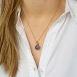 Ketting Handjes Blue Spot Jaspis (Innerlijke Kracht) Goud