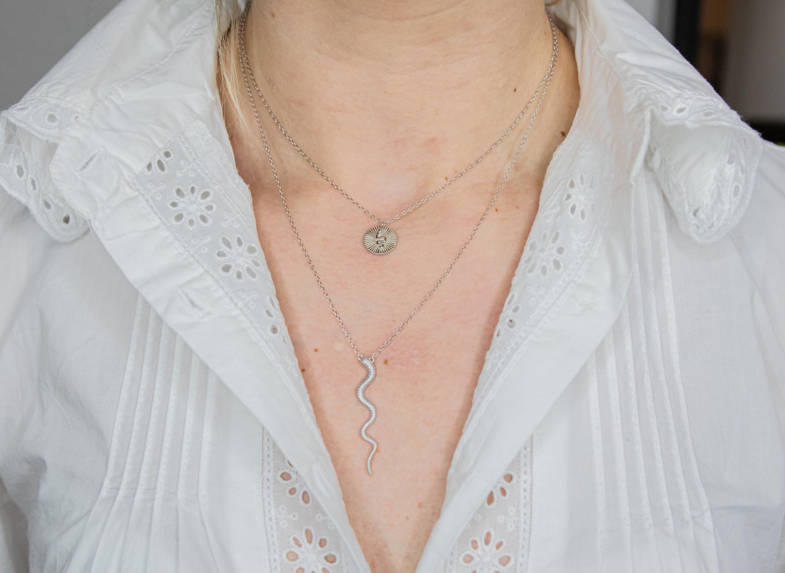 Snake Coin Necklace